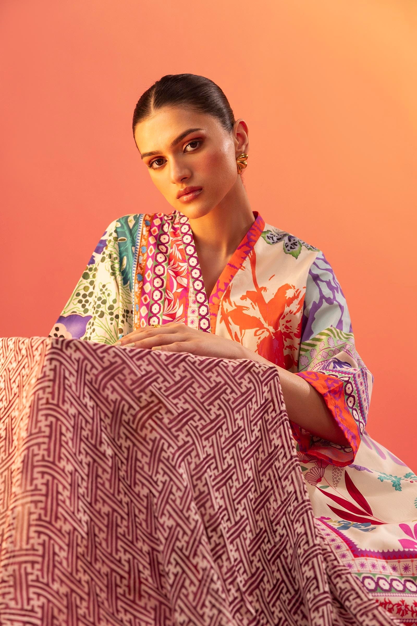 Sana Safinaz | Mahay Summer 25 | 002B by Sana Safinaz - Designer Dress - Type: Ladies Clothes - Available at Sana Yasir - 100% Original