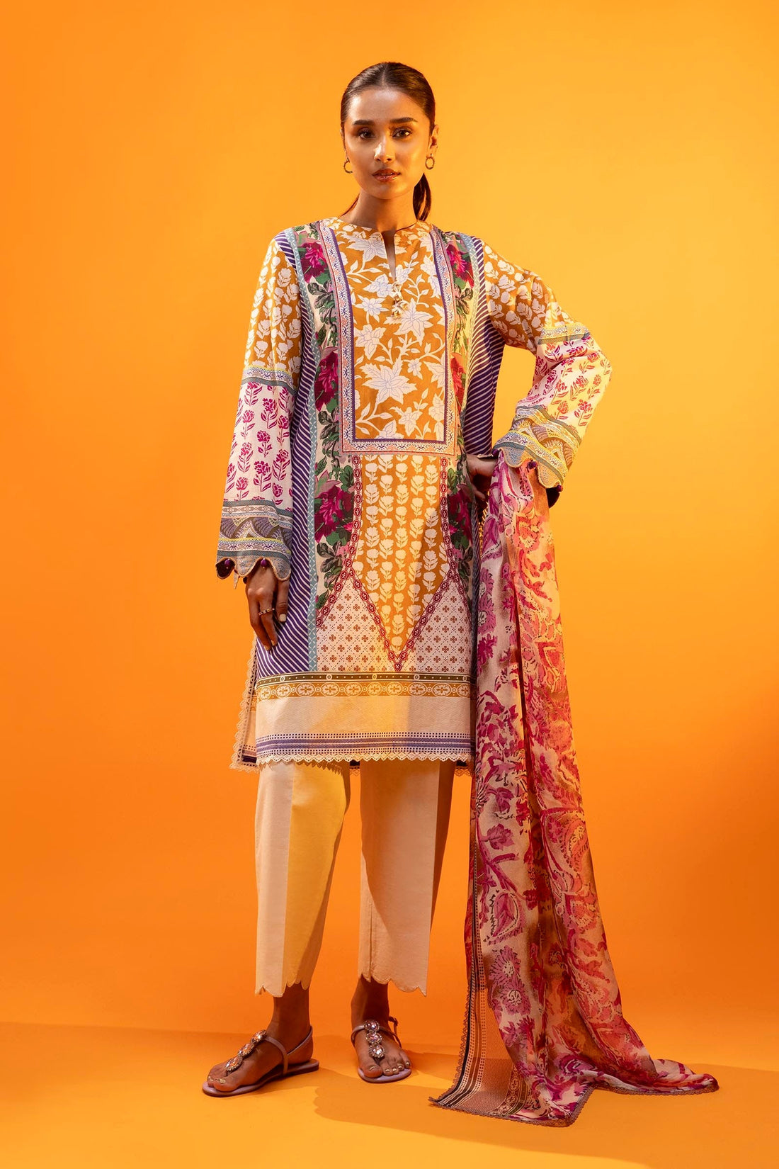 Sana Safinaz | Mahay Summer 25 | 006B by Sana Safinaz - Designer Dress - Type: Ladies Clothes - Available at Sana Yasir - 100% Original