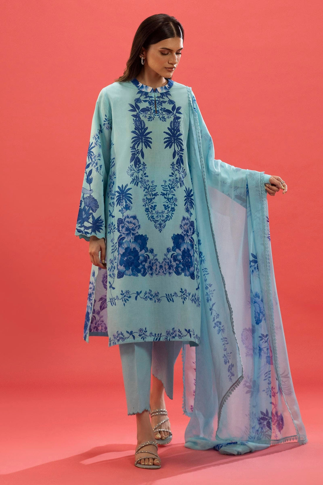 Sana Safinaz | Mahay Summer 25 | 007A by Sana Safinaz - Designer Dress - Type: Ladies Clothes - Available at Sana Yasir - 100% Original