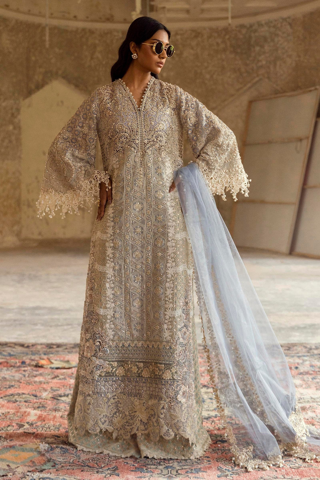 Sana Safinaz | Nura Festive 24 | N243-002-C1 by Sana Safinaz - Designer Dress - Type: Ladies Clothes - Available at Sana Yasir - 100% Original