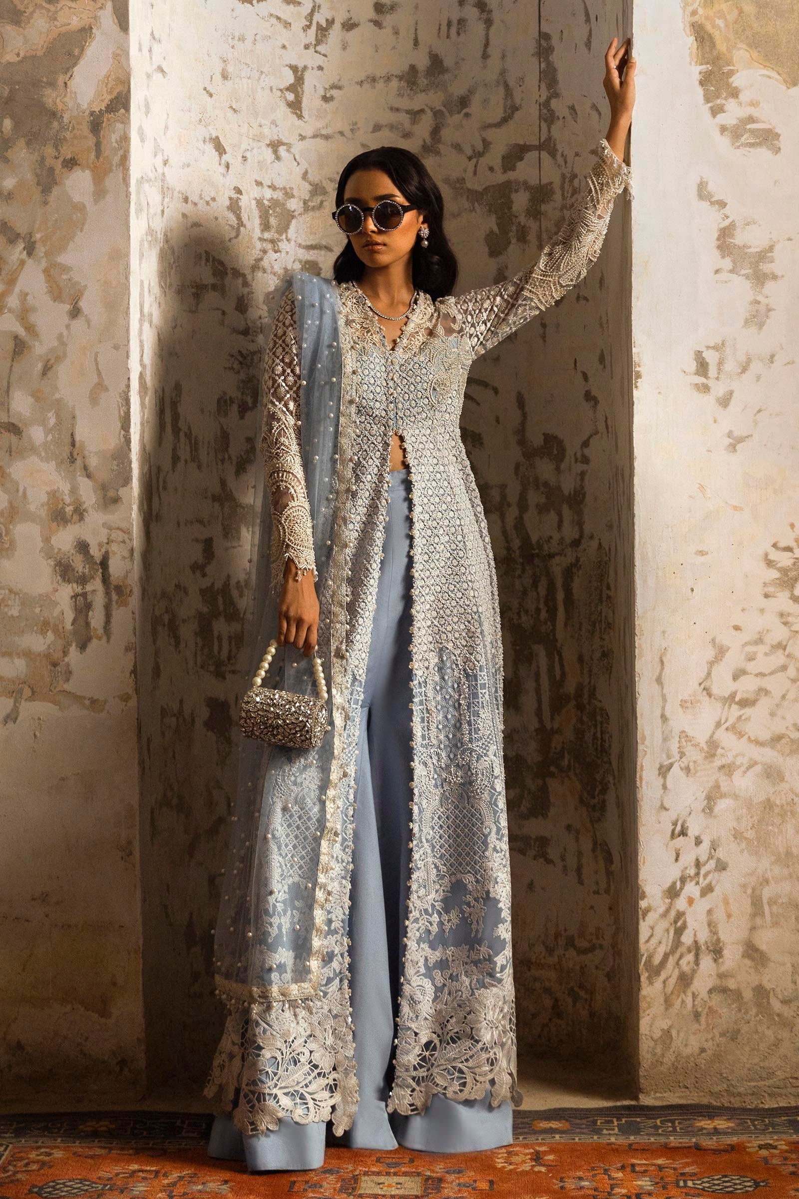 Sana Safinaz | Nura Festive 24 | N243-005-C1 by Sana Safinaz - Designer Dress - Type: Ladies Clothes - Available at Sana Yasir - 100% Original