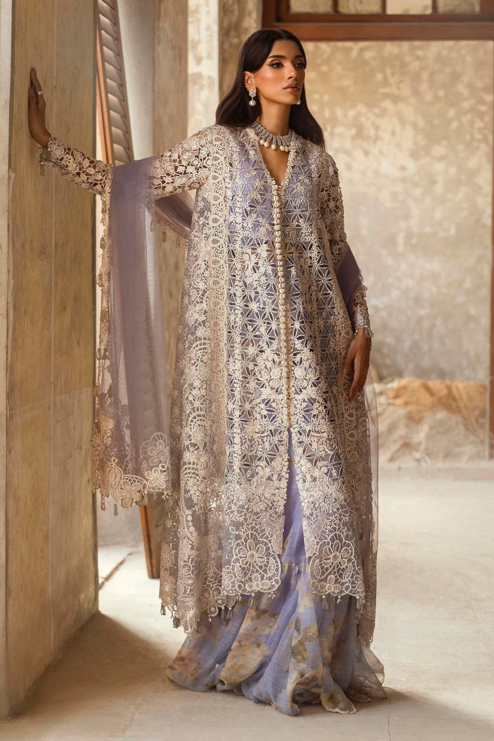 Sana Safinaz | Nura Festive 24 | N243-007-C1 by Sana Safinaz - Designer Dress - Type: Ladies Clothes - Available at Sana Yasir - 100% Original