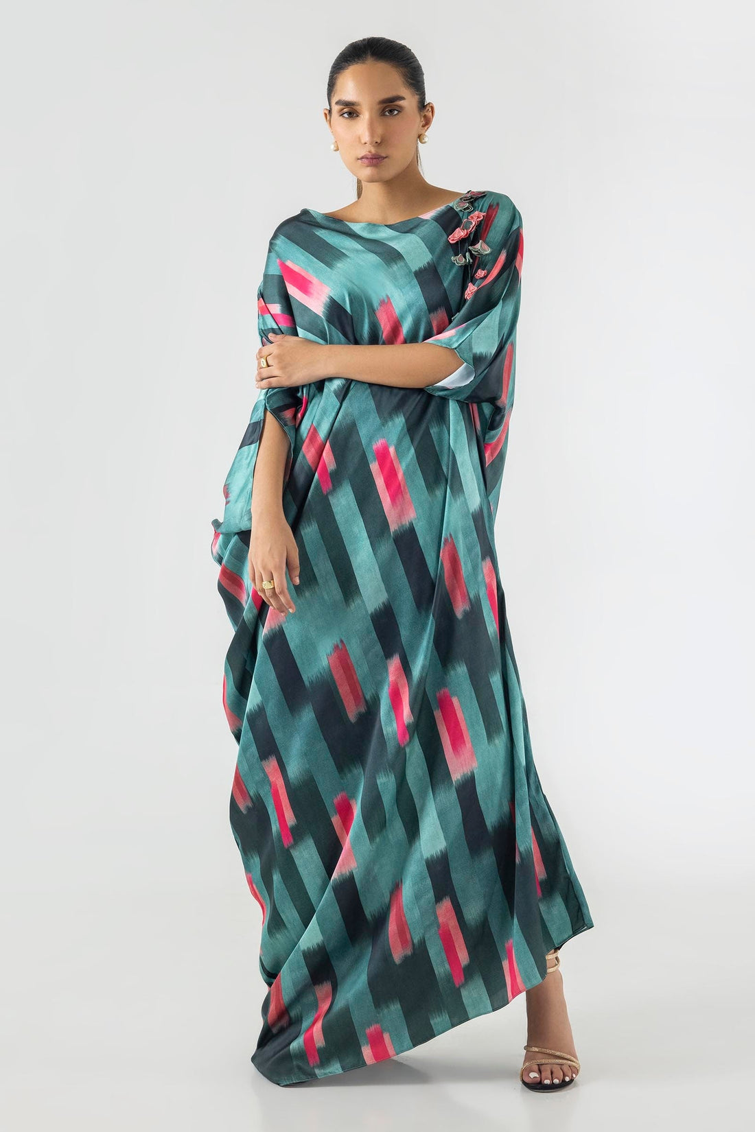 Sana Safinaz | Silk Tunics | SS24STP180 by Sana Safinaz - Designer Dress - Type: Ladies Clothes - Available at Sana Yasir - 100% Original