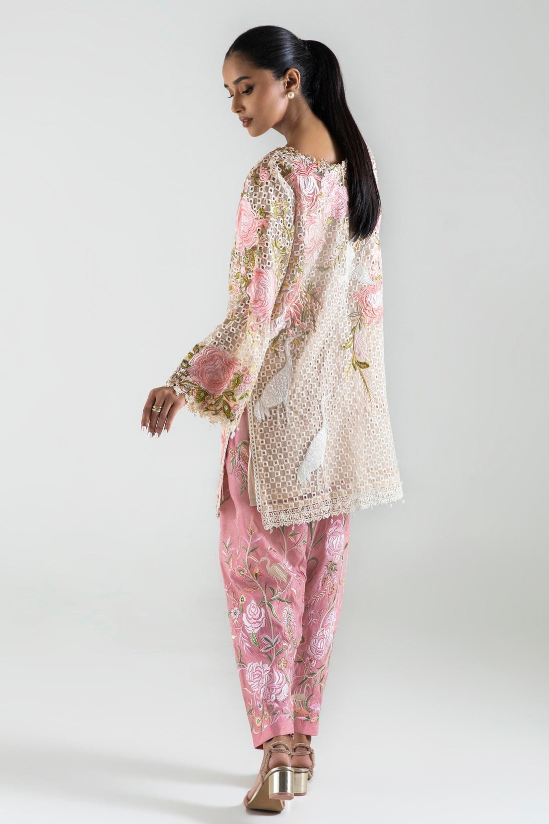 Sana Safinaz | Luxury Pret | SS24FOR223P2T by Sana Safinaz - Designer Dress - Type: Ladies Clothes - Available at Sana Yasir - 100% Original