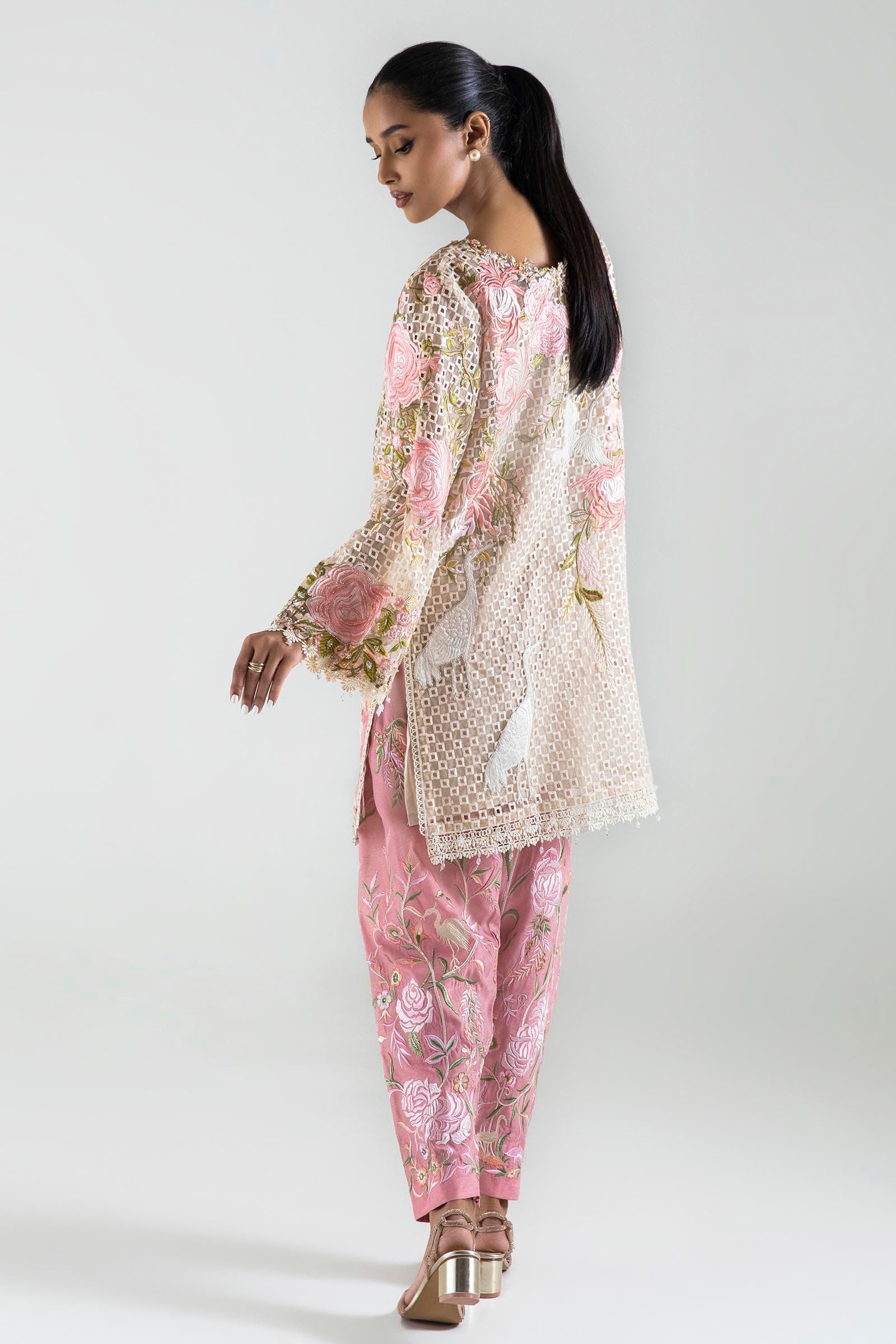 Sana Safinaz | Luxury Pret | SS24FOR223P2T by Sana Safinaz - Designer Dress - Type: Ladies Clothes - Available at Sana Yasir - 100% Original