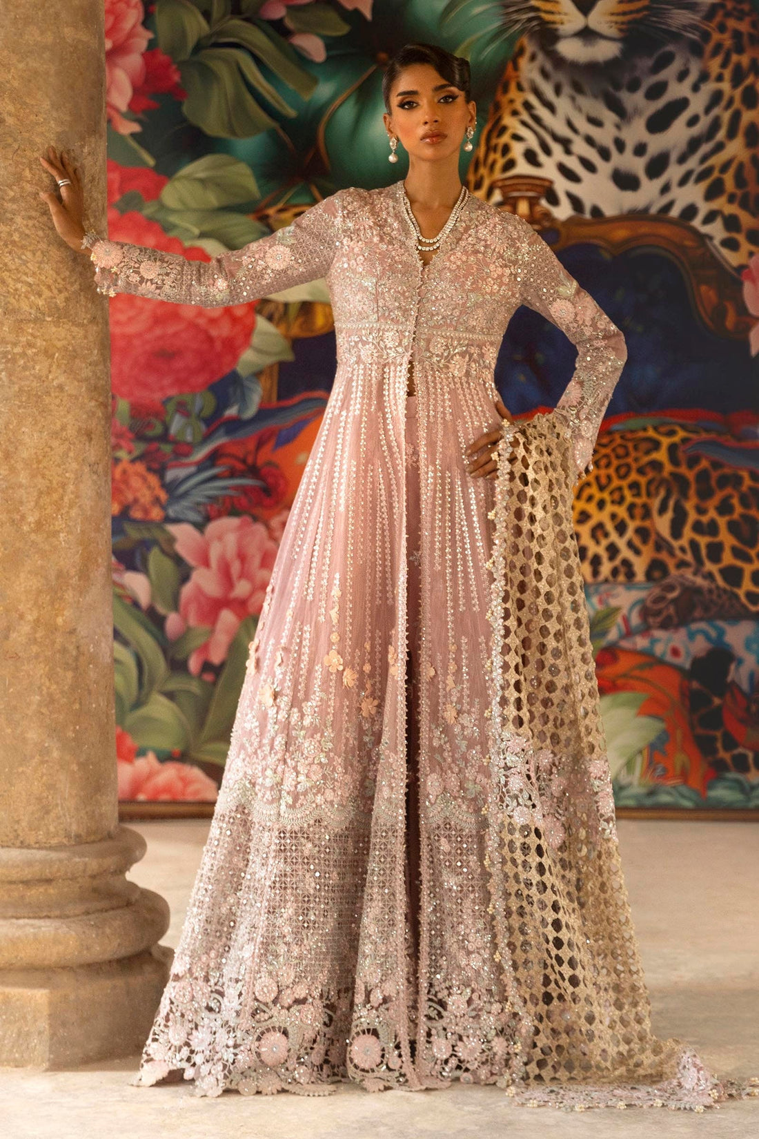 Sana Safinaz | Nura Festive 24 | N243-001-C1 by Sana Safinaz - Designer Dress - Type: Ladies Clothes - Available at Sana Yasir - 100% Original