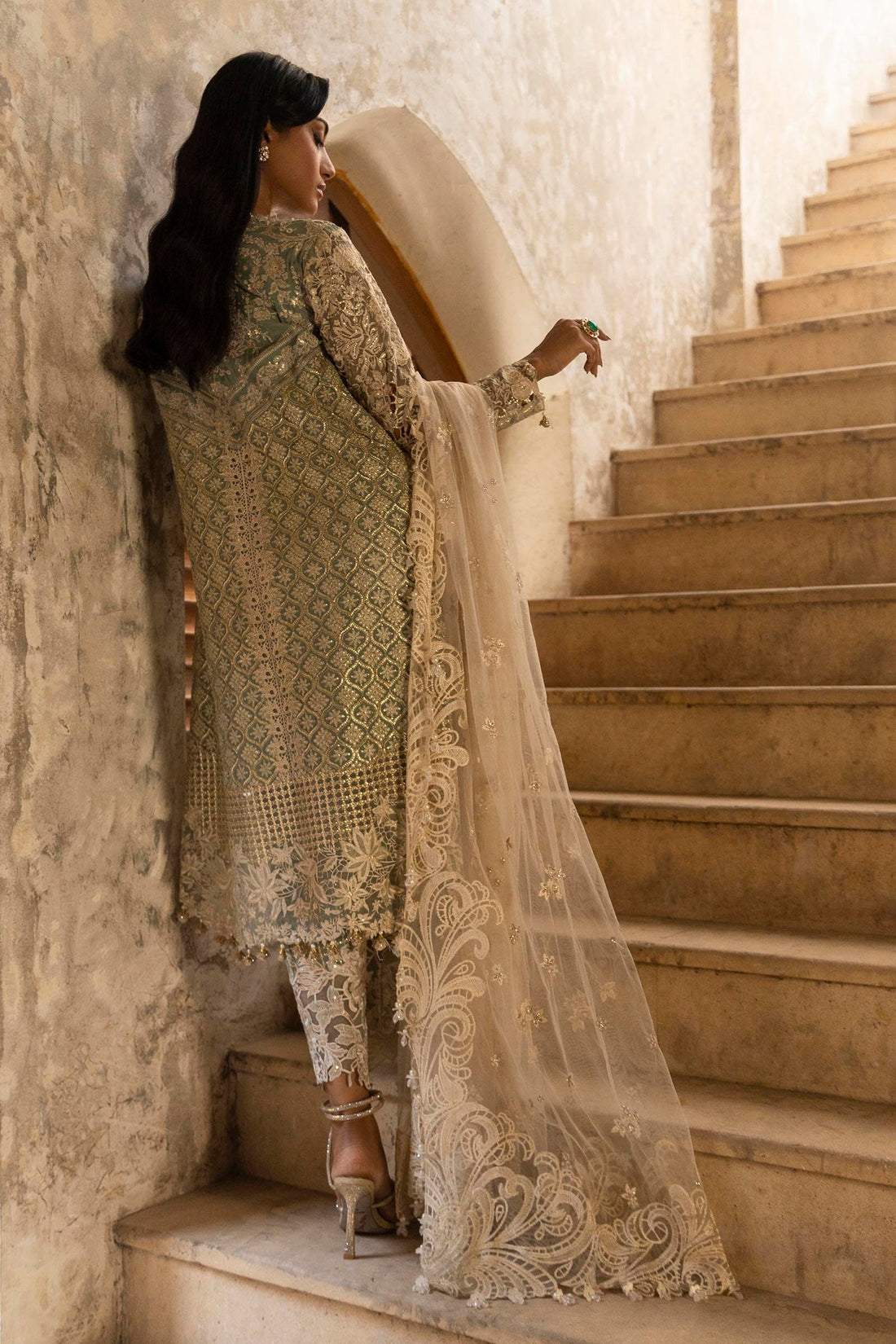Sana Safinaz | Nura Festive 24 | N243-004-C1 by Sana Safinaz - Designer Dress - Type: Ladies Clothes - Available at Sana Yasir - 100% Original