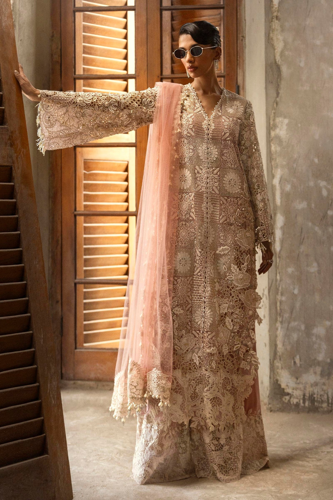 Sana Safinaz | Nura Festive 24 | N243-006-C1 by Sana Safinaz - Designer Dress - Type: Formal - Available at Sana Yasir - 100% Original