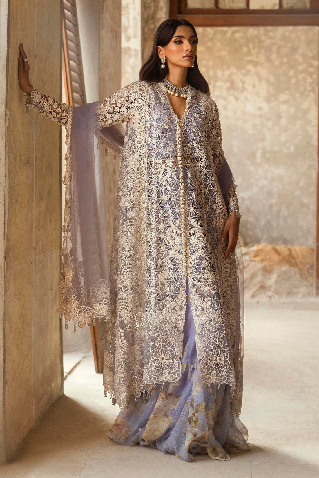 Sana Safinaz | Nura Festive 24 | N243-007-C1 by Sana Safinaz - Designer Dress - Type: Ladies Clothes - Available at Sana Yasir - 100% Original