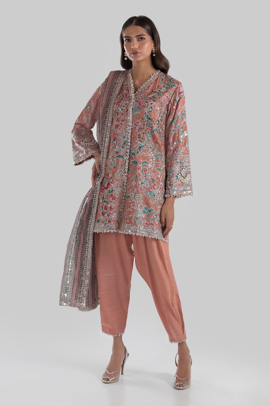 Sana Safinaz | Luxury Pret | SS24FOR186P3 by Sana Safinaz - Designer Dress - Type: Ladies Clothes - Available at Sana Yasir - 100% Original