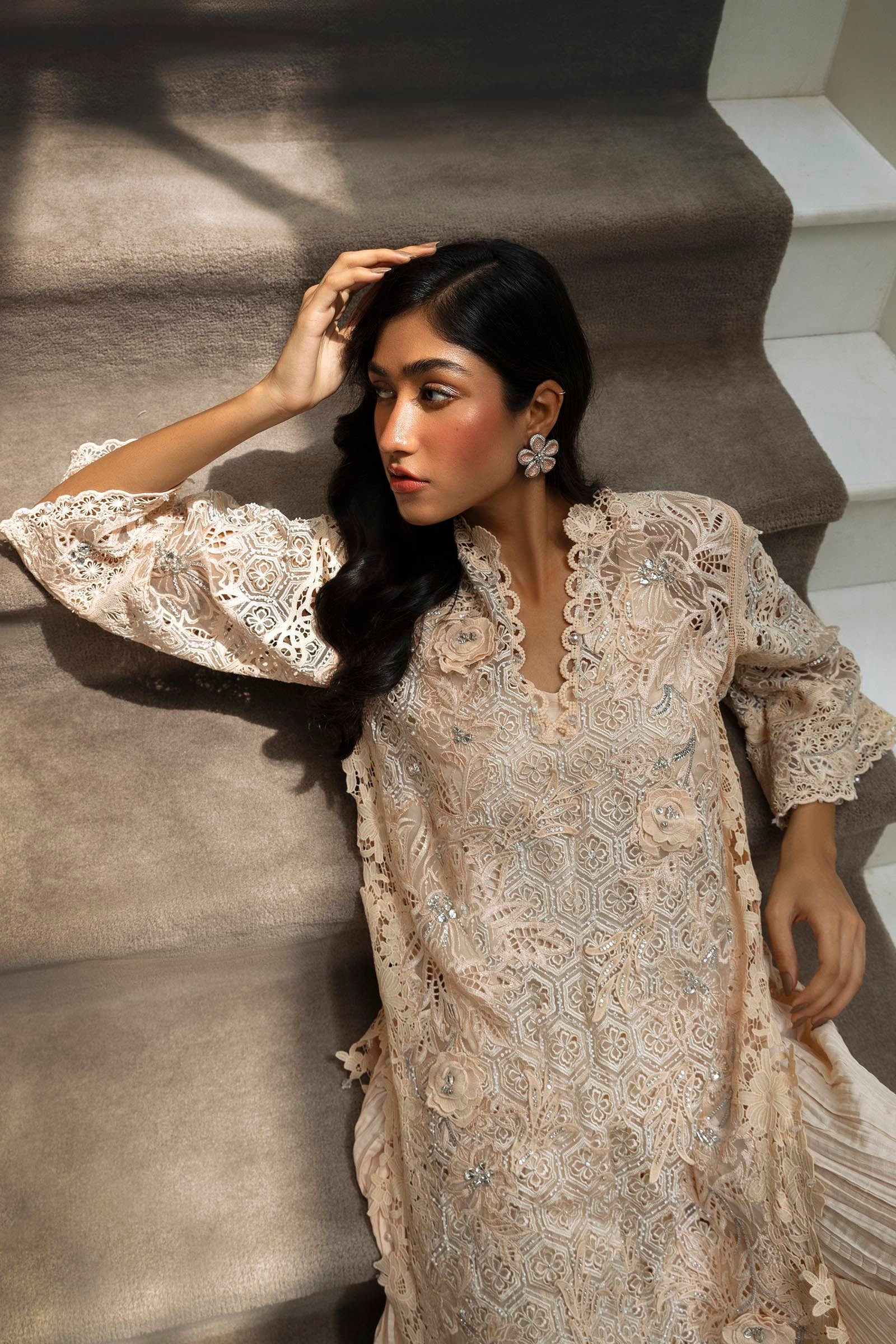 Sana Safinaz | Luxury Pret | SS24FOR212P2T by Sana Safinaz - Designer Dress - Type: Ladies Clothes - Available at Sana Yasir - 100% Original