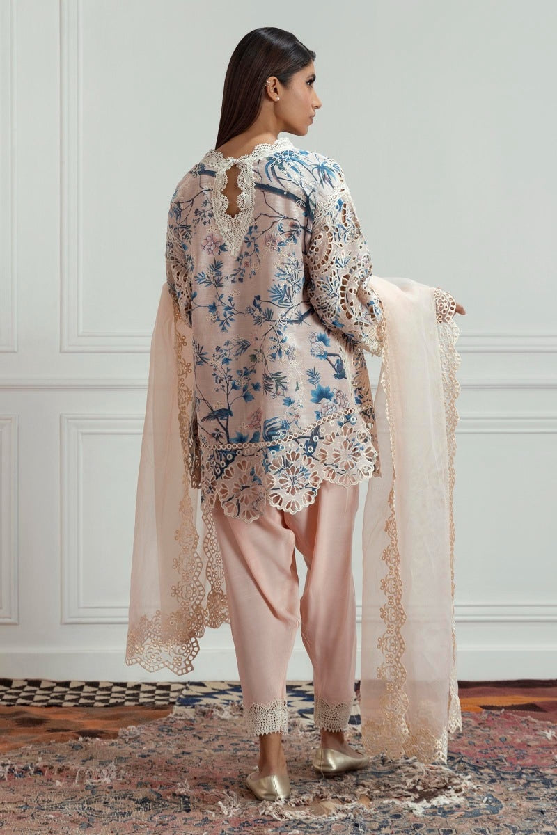 Sana Safinaz | Luxury Pret | FW23FOR129 by Sana Safinaz - Designer Dress - Type: Ladies Clothes - Available at Sana Yasir - 100% Original