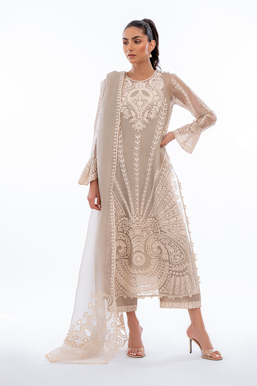 Sania Maskatiya | Eid Collection | Layan (A) by Sania Maskatiya - Designer Dress - Type: Formal - Available at Sana Yasir - 100% Original
