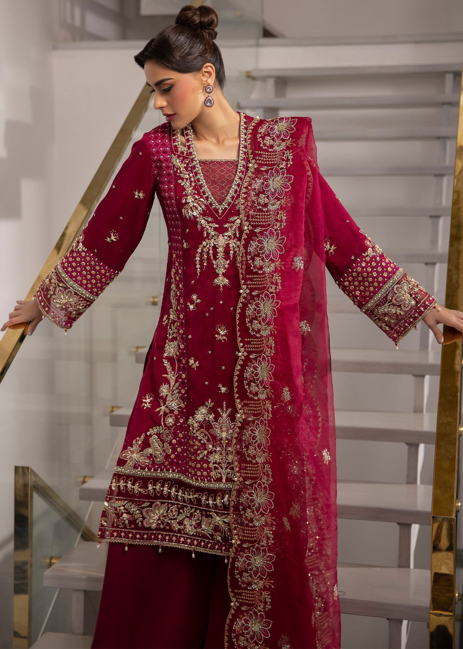Sardinia | La More 24 | Scarlet dream by Sardinia - Designer Dress - Type: Ladies Clothes - Available at Sana Yasir - 100% Original