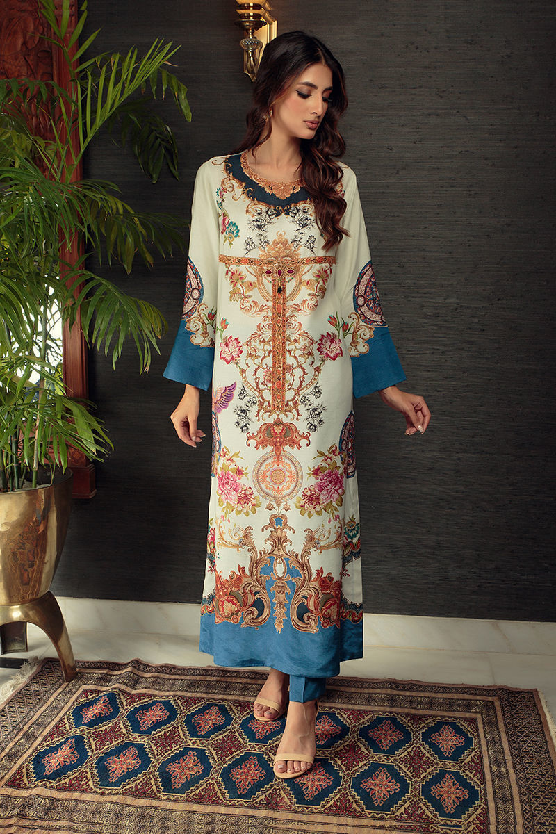 Shamaeel Ansari | Daily Pret Wear | ECK-12 by Shamaeel Ansari - Designer Dress - Type: Luxury - Available at Sana Yasir - 100% Original
