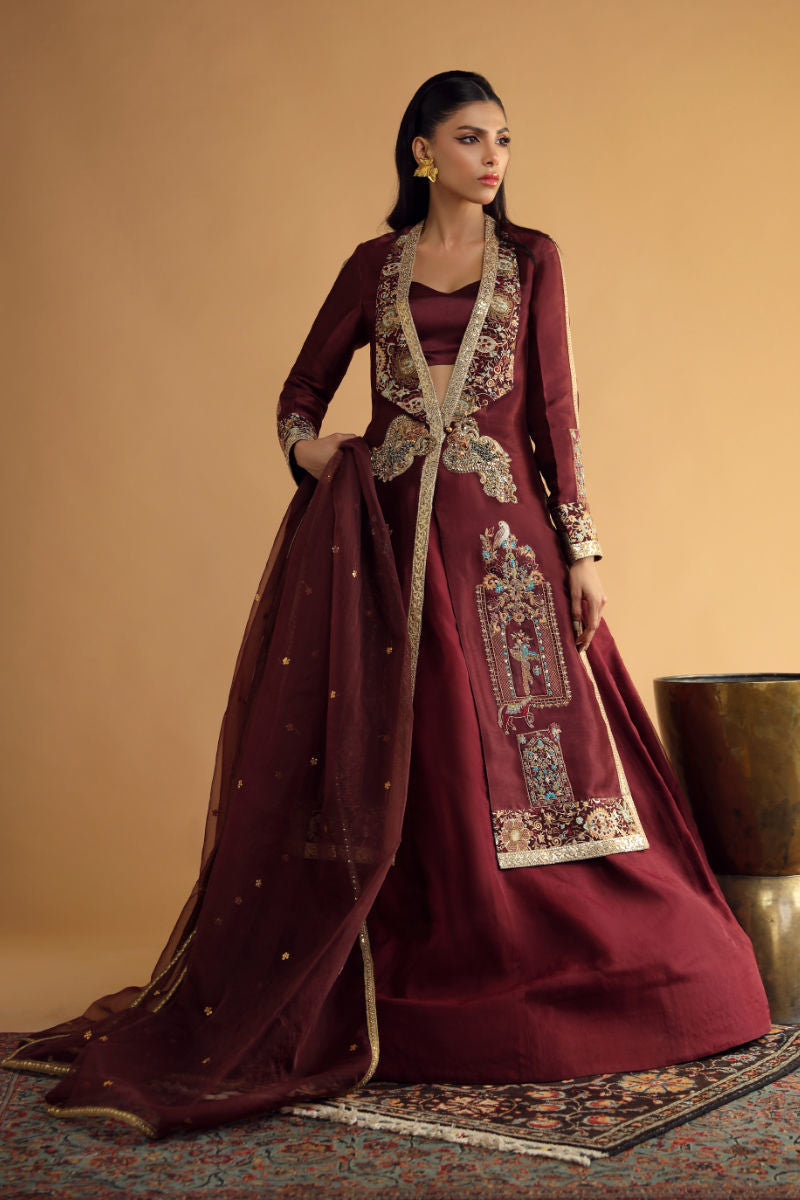 Shamaeel Ansari | Divine Couture | DC-02 by Shamaeel Ansari - Designer Dress - Type: Ladies Clothes - Available at Sana Yasir - 100% Original