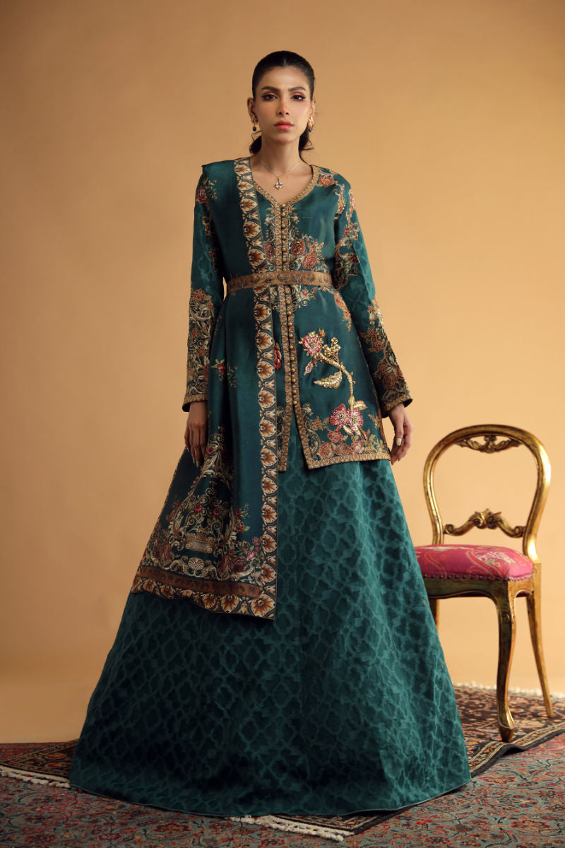 Shamaeel Ansari | Divine Couture | DC-05 by Shamaeel Ansari - Designer Dress - Type: Ladies Clothes - Available at Sana Yasir - 100% Original