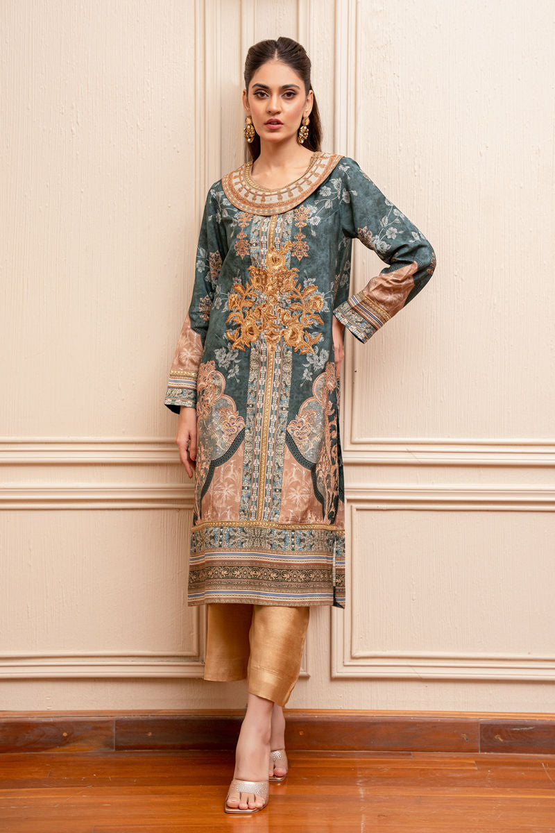 Shamaeel Ansari | Essentials Pret | EKS-06 by Shamaeel Ansari - Designer Dress - Type: Luxury - Available at Sana Yasir - 100% Original