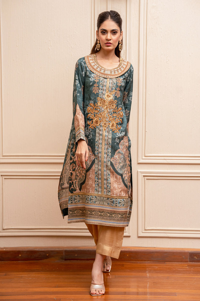Shamaeel Ansari | Essentials Pret | EKS-06 by Shamaeel Ansari - Designer Dress - Type: Luxury - Available at Sana Yasir - 100% Original