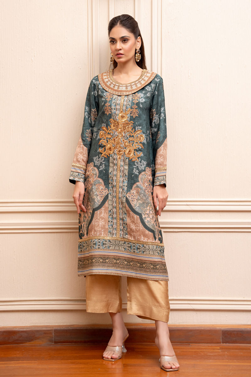 Shamaeel Ansari | Essentials Pret | EKS-06 by Shamaeel Ansari - Designer Dress - Type: Luxury - Available at Sana Yasir - 100% Original