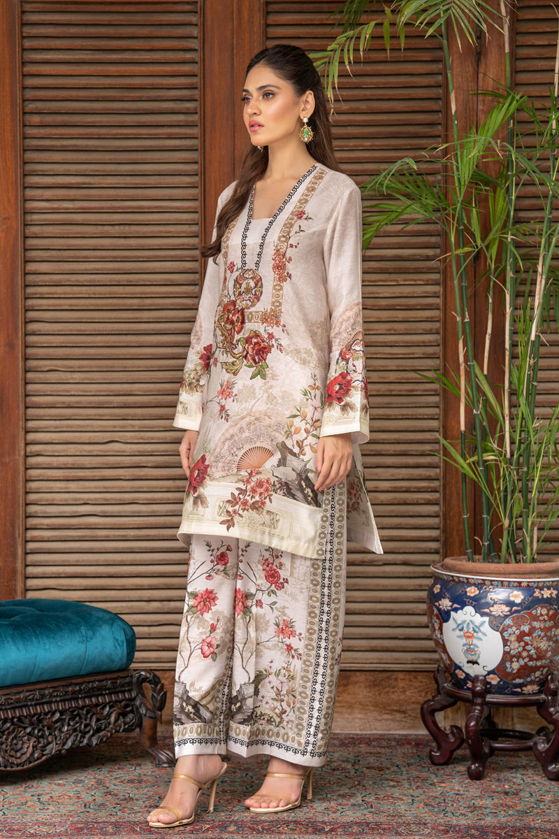 Shamaeel Ansari | Essentials Pret | EKS-07 by Shamaeel Ansari - Designer Dress - Type: Luxury - Available at Sana Yasir - 100% Original