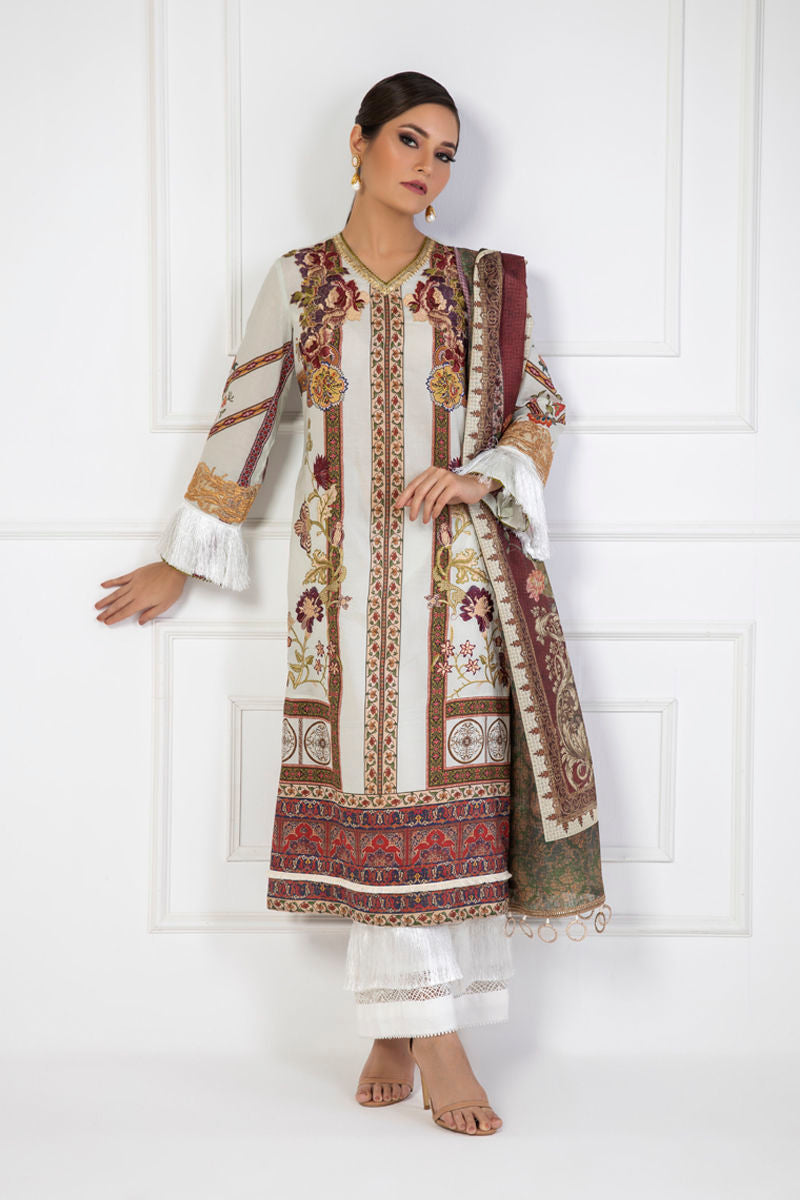 Shamaeel Ansari | Lawn 24 | LV11 by Shamaeel Ansari - Designer Dress - Type: Luxury - Available at Sana Yasir - 100% Original