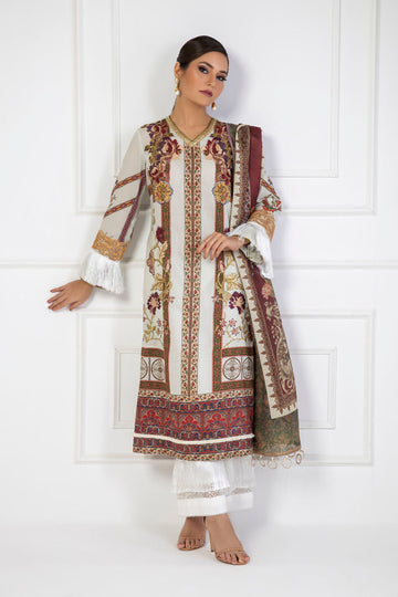 Shamaeel Ansari | Lawn 24 | LV11 by Shamaeel Ansari - Designer Dress - Type: Luxury - Available at Sana Yasir - 100% Original