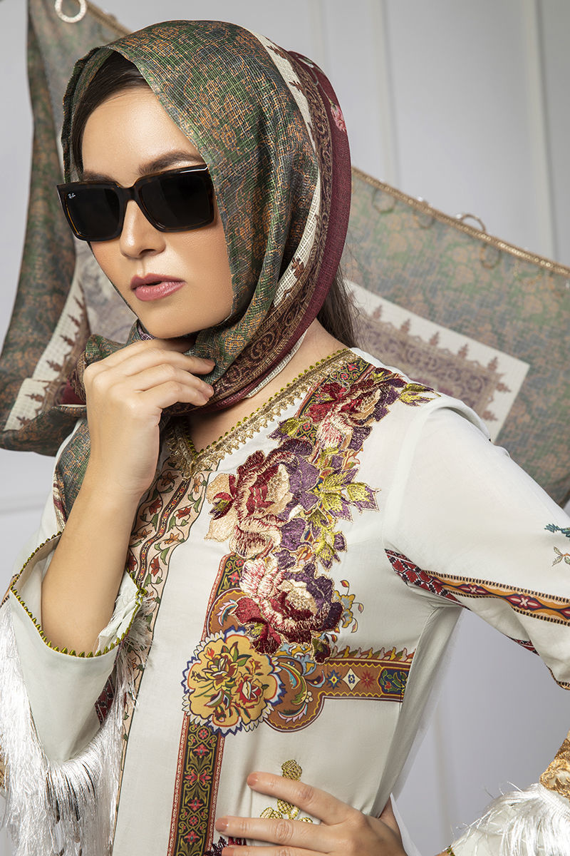 Shamaeel Ansari | Lawn 24 | LV11 by Shamaeel Ansari - Designer Dress - Type: Luxury - Available at Sana Yasir - 100% Original