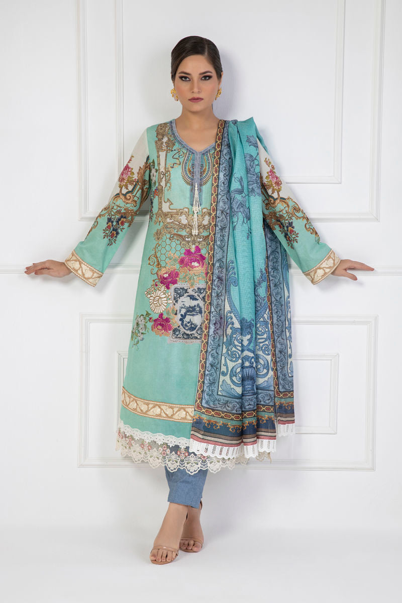 Shamaeel Ansari | Lawn 24 | LV112 by Shamaeel Ansari - Designer Dress - Type: Luxury - Available at Sana Yasir - 100% Original