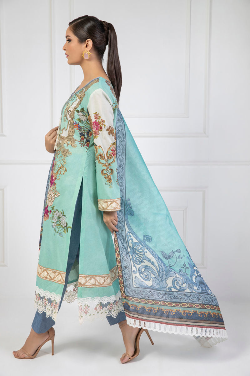 Shamaeel Ansari | Lawn 24 | LV112 by Shamaeel Ansari - Designer Dress - Type: Luxury - Available at Sana Yasir - 100% Original