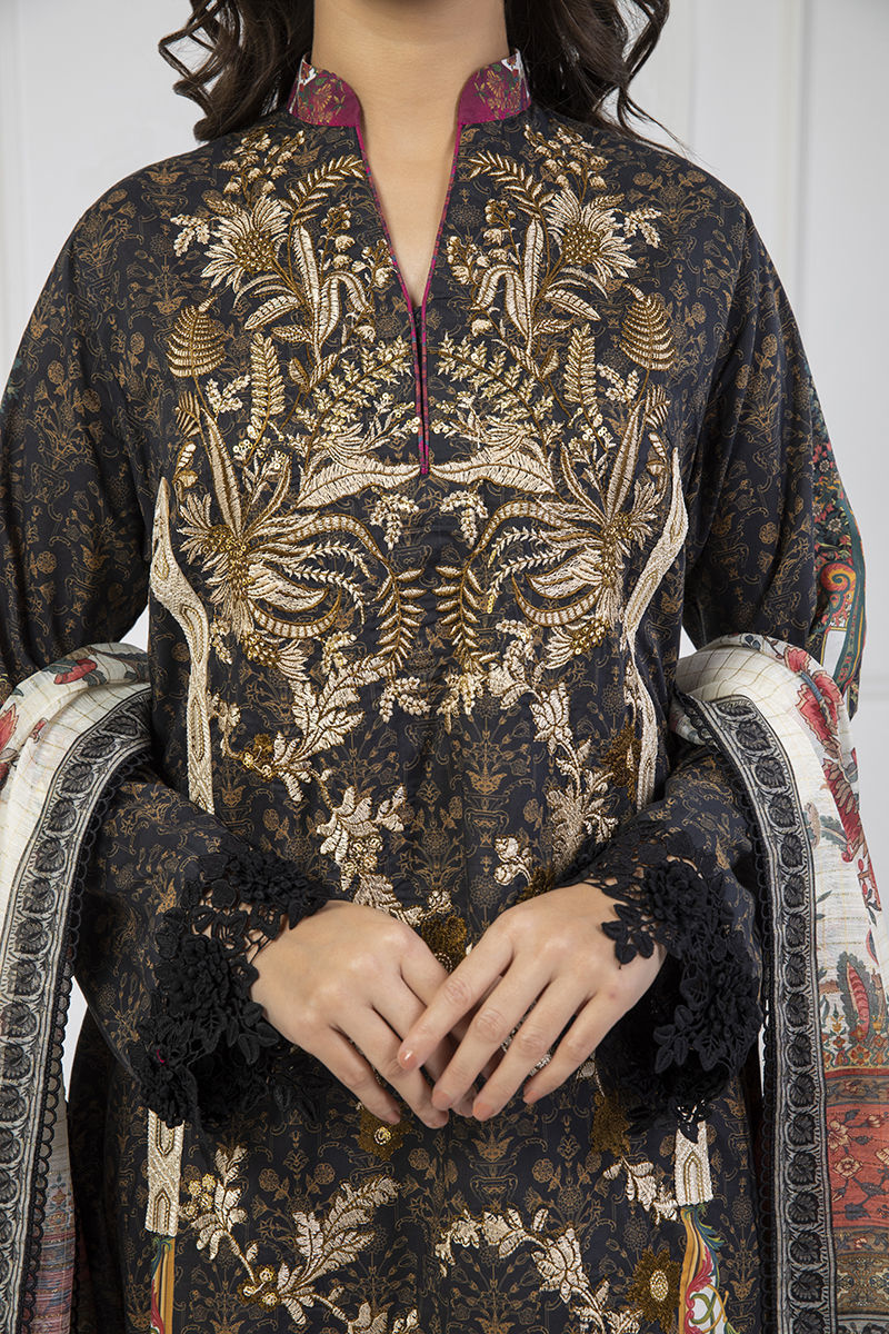 Shamaeel Ansari | Lawn 24 | LV113 by Shamaeel Ansari - Designer Dress - Type: Luxury - Available at Sana Yasir - 100% Original
