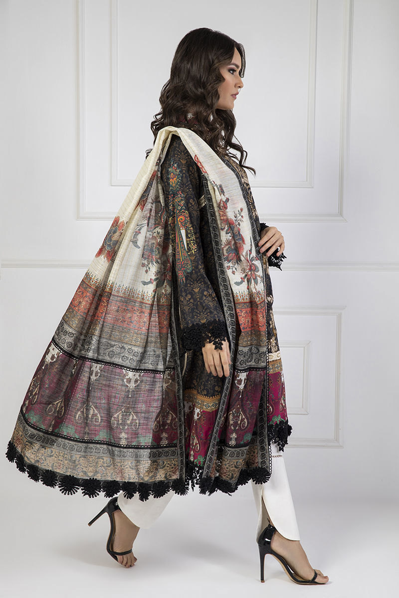 Shamaeel Ansari | Lawn 24 | LV113 by Shamaeel Ansari - Designer Dress - Type: Luxury - Available at Sana Yasir - 100% Original