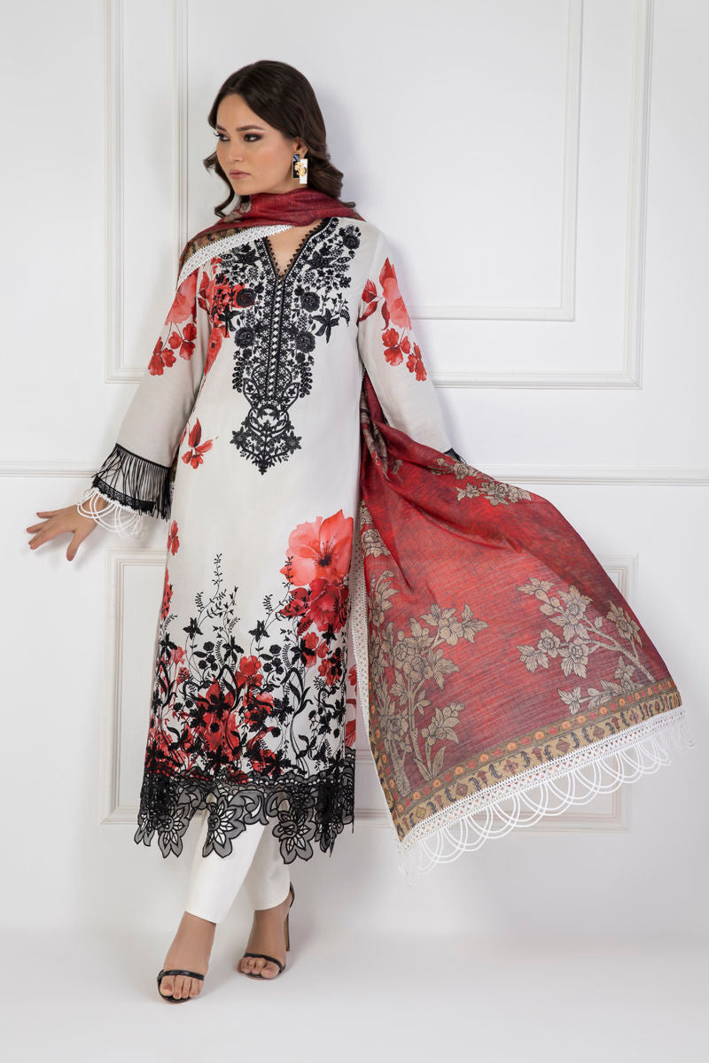 Shamaeel Ansari | Lawn 24 | LV114 by Shamaeel Ansari - Designer Dress - Type: Luxury - Available at Sana Yasir - 100% Original