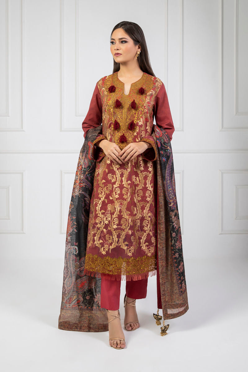 Shamaeel Ansari | Lawn 24 | LV115 by Shamaeel Ansari - Designer Dress - Type: Luxury - Available at Sana Yasir - 100% Original