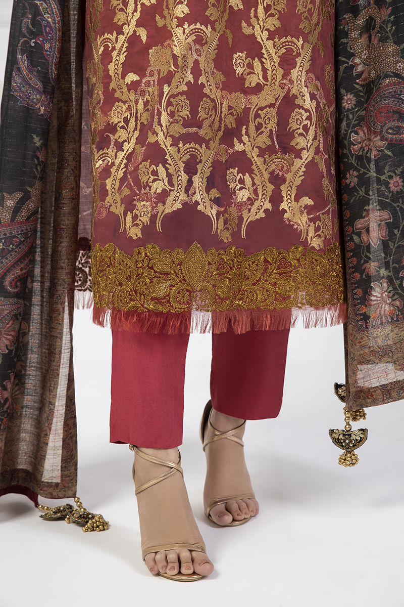 Shamaeel Ansari | Lawn 24 | LV115 by Shamaeel Ansari - Designer Dress - Type: Luxury - Available at Sana Yasir - 100% Original