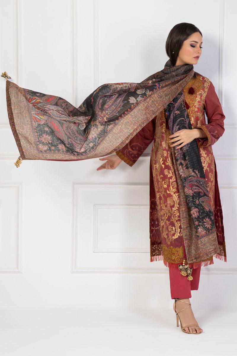 Shamaeel Ansari | Lawn 24 | LV115 by Shamaeel Ansari - Designer Dress - Type: Luxury - Available at Sana Yasir - 100% Original