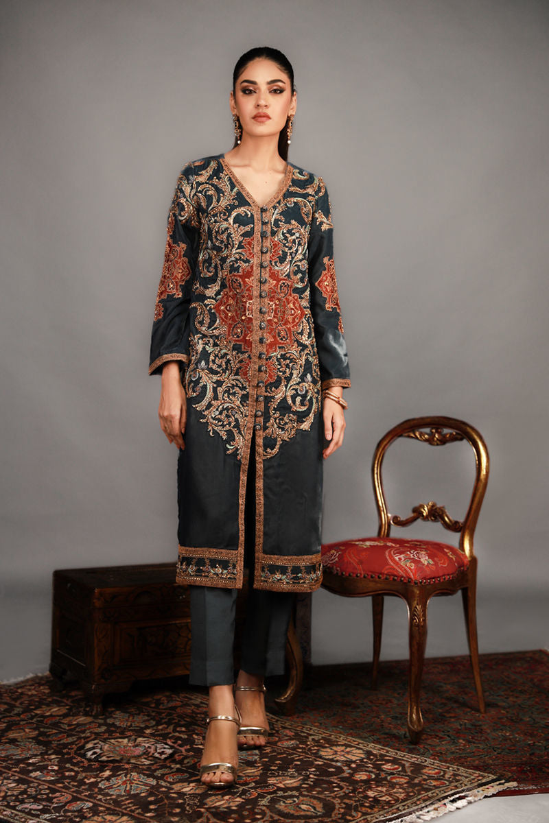 Shamaeel Ansari | Renaissance Empire | TRE-11 by Shamaeel Ansari - Designer Dress - Type: Ladies Clothes - Available at Sana Yasir - 100% Original