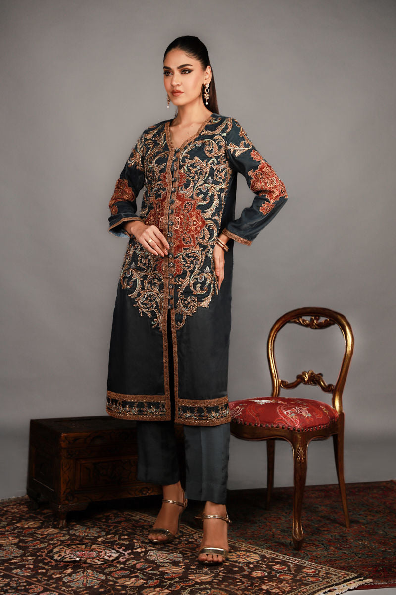 Shamaeel Ansari | Renaissance Empire | TRE-11 by Shamaeel Ansari - Designer Dress - Type: Ladies Clothes - Available at Sana Yasir - 100% Original
