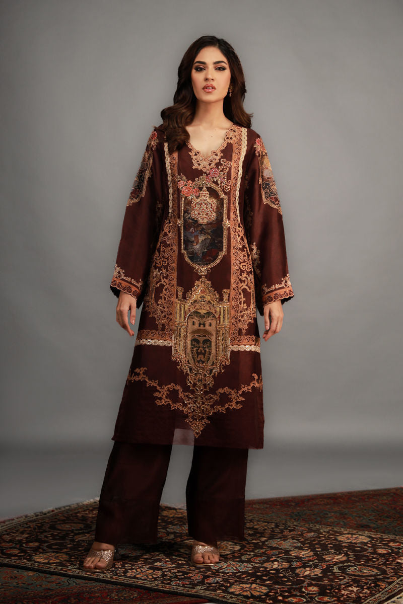Shamaeel Ansari | Renaissance Empire | TRE-12 by Shamaeel Ansari - Designer Dress - Type: Ladies Clothes - Available at Sana Yasir - 100% Original