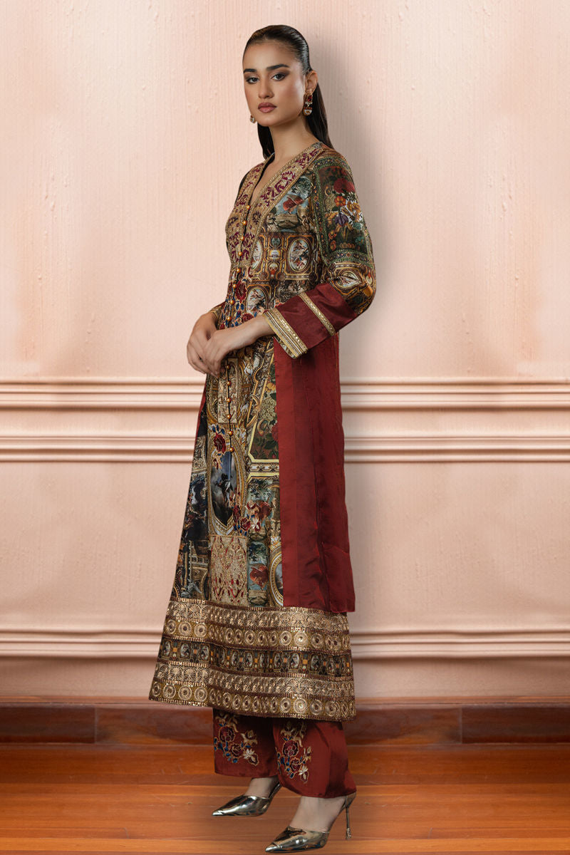 Shamaeel Ansari | Renaissance Empire | TRE-16 by Shamaeel Ansari - Designer Dress - Type: Ladies Clothes - Available at Sana Yasir - 100% Original