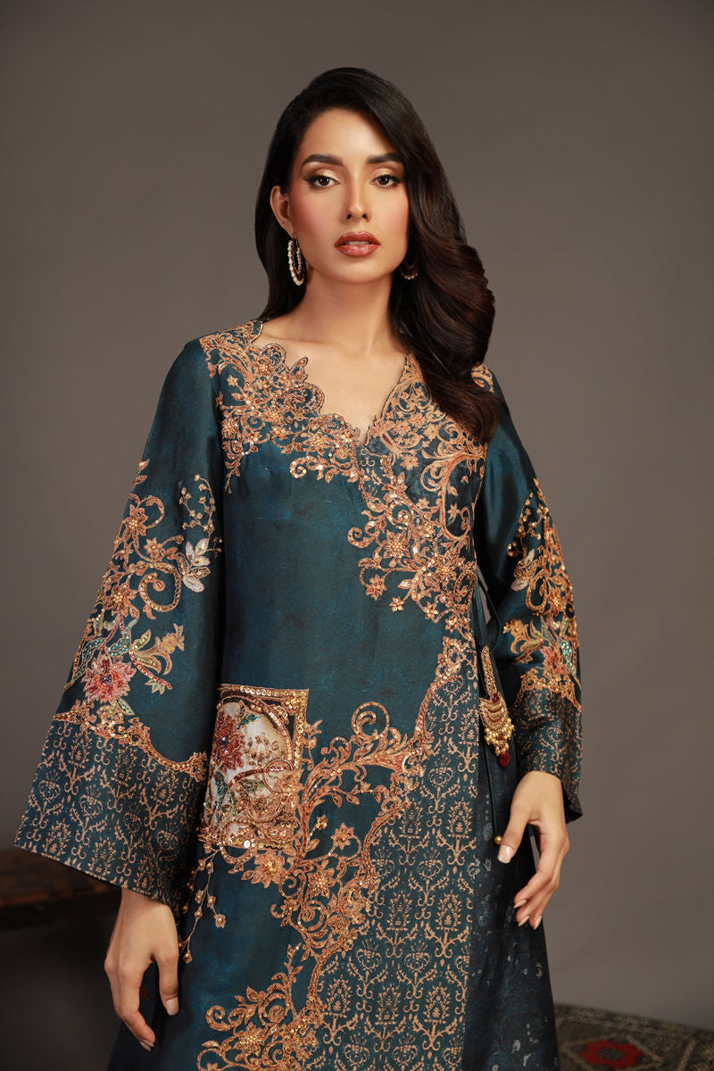 Shamaeel Ansari | Royal Vogue Formals | RV-02 by Shamaeel Ansari - Designer Dress - Type: Formal - Available at Sana Yasir - 100% Original