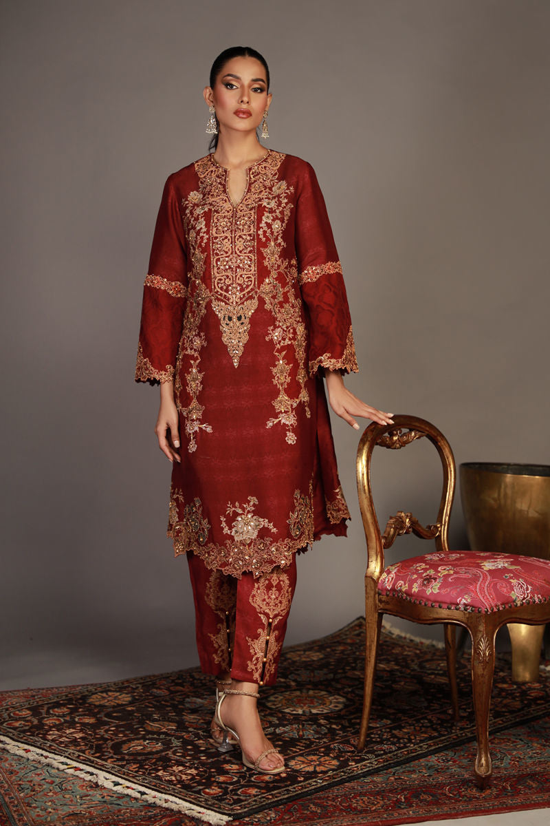 Shamaeel Ansari | Royal Vogue Formals | RV-06 by Shamaeel Ansari - Designer Dress - Type: Formal - Available at Sana Yasir - 100% Original
