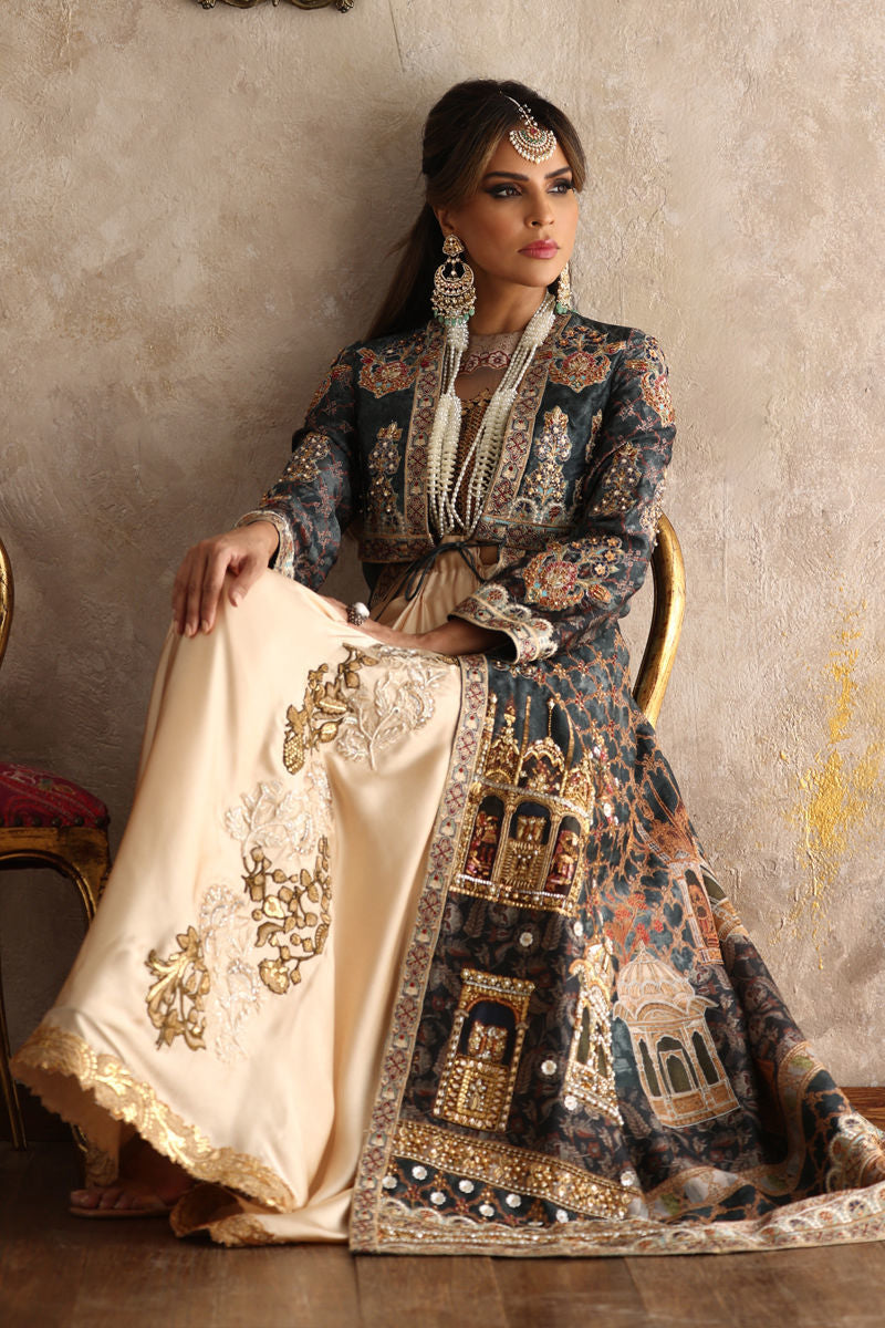 Shamaeel Ansari | Symposium of Queens | EQ-01 by Shamaeel Ansari - Designer Dress - Type: Bridal - Available at Sana Yasir - 100% Original
