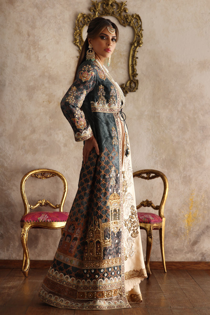 Shamaeel Ansari | Symposium of Queens | EQ-01 by Shamaeel Ansari - Designer Dress - Type: Bridal - Available at Sana Yasir - 100% Original