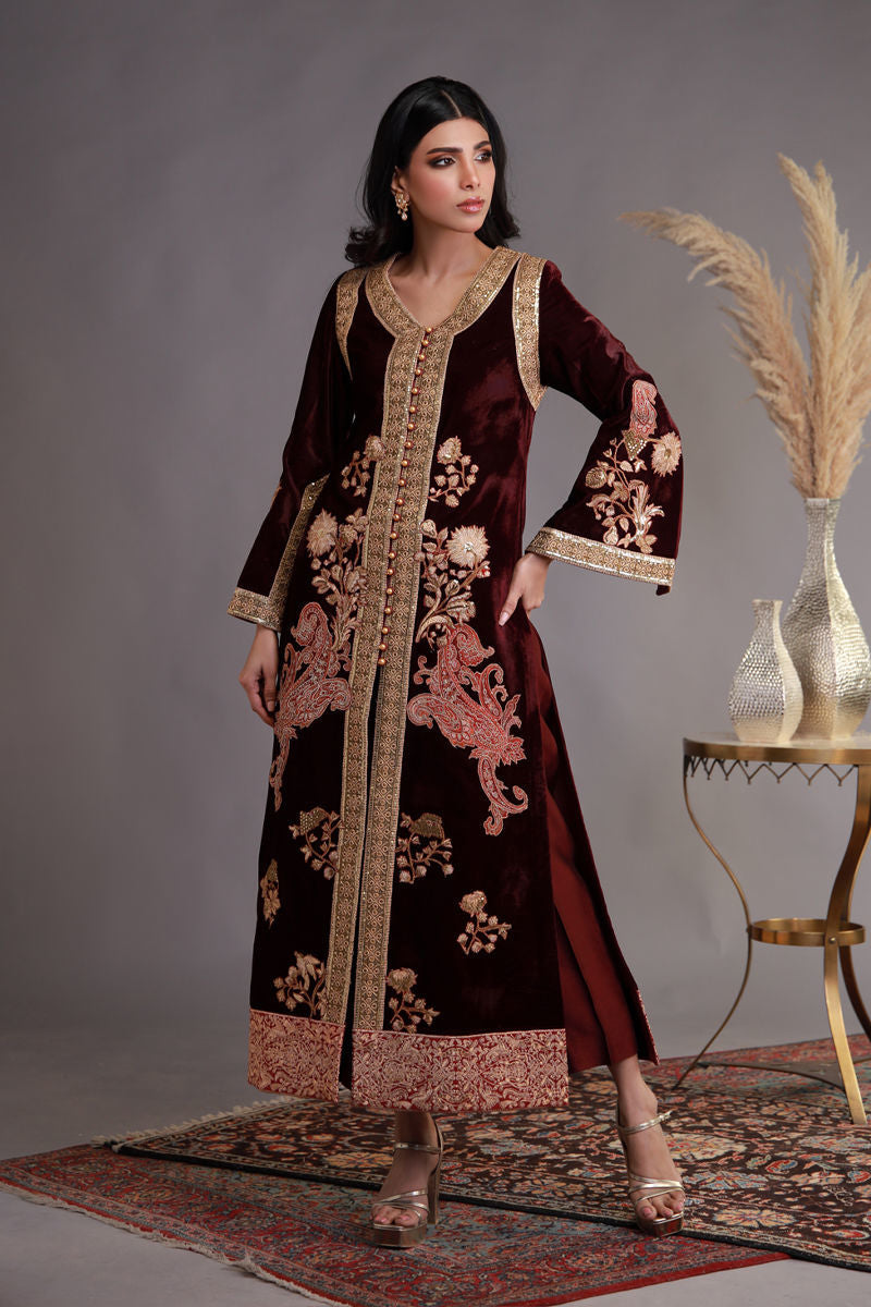 Shamaeel Ansari | Winter Festive 25 | WFE-01 by Shamaeel Ansari - Designer Dress - Type: Ladies Clothes - Available at Sana Yasir - 100% Original