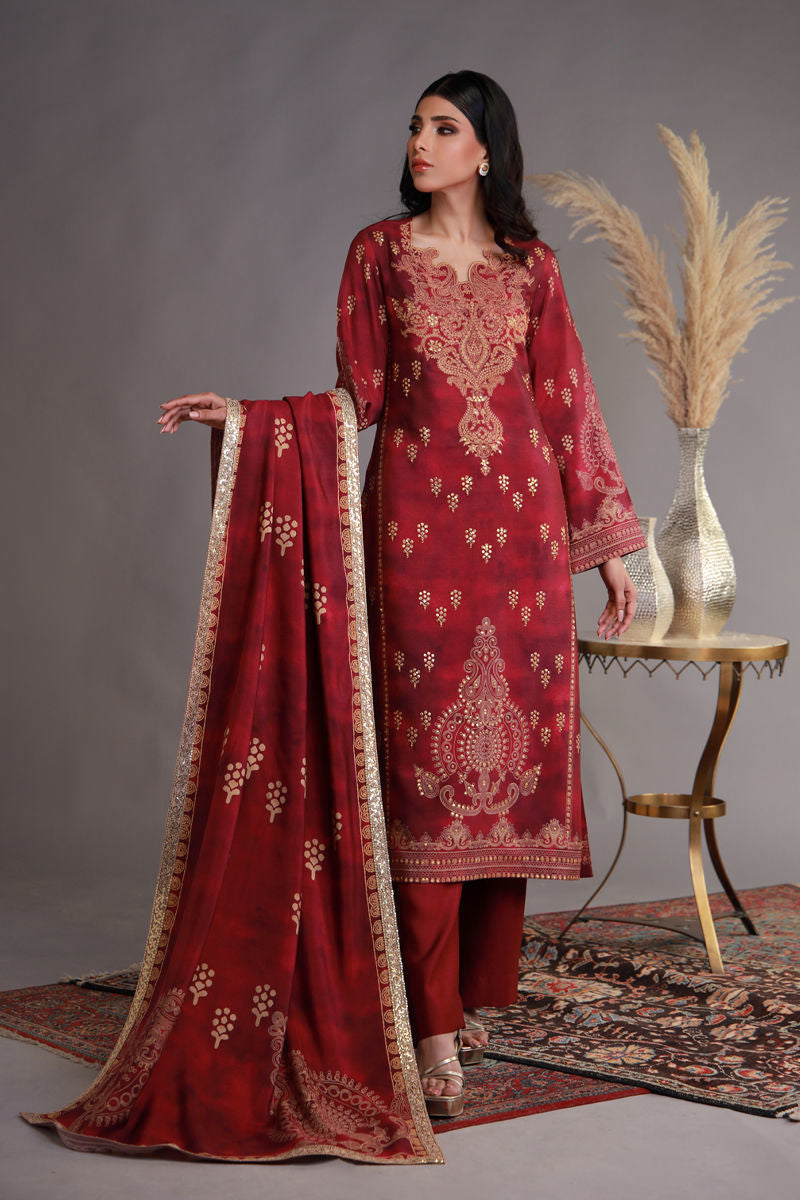 Shamaeel Ansari | Winter Festive 25 | WFE-02 by Shamaeel Ansari - Designer Dress - Type: Ladies Clothes - Available at Sana Yasir - 100% Original