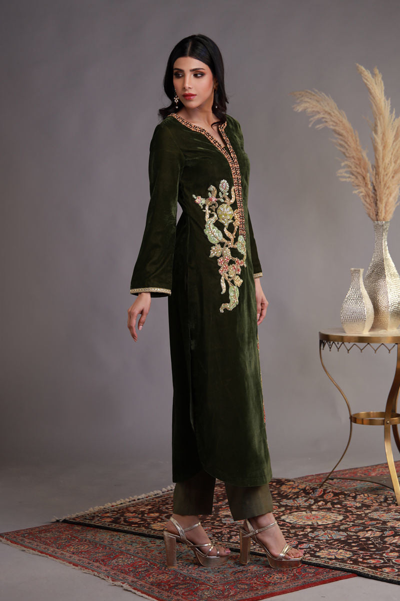 Shamaeel Ansari | Winter Festive 25 | WFE-08 by Shamaeel Ansari - Designer Dress - Type: Ladies Clothes - Available at Sana Yasir - 100% Original