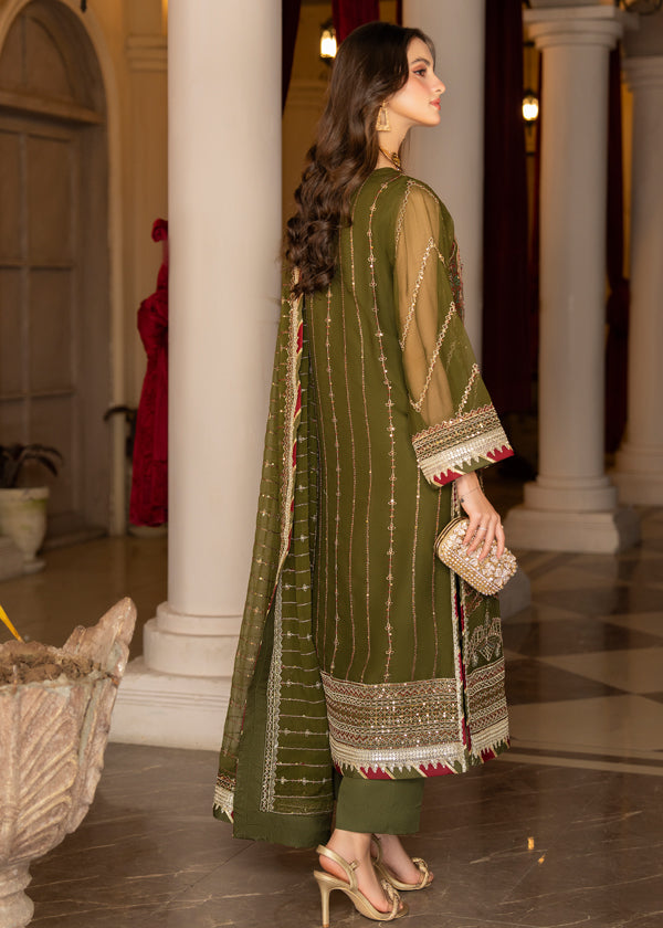 Strawberry | Rimjhim Chiffon Collection | FLS-RJ-002 by Strawberry - Designer Dress - Type: Formal - Available at Sana Yasir - 100% Original
