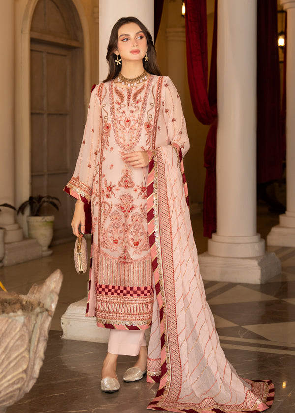 Strawberry | Rimjhim Chiffon Collection | FLS-RJ-006 by Strawberry - Designer Dress - Type: Formal - Available at Sana Yasir - 100% Original