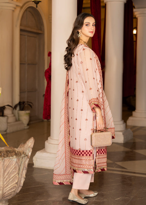 Strawberry | Rimjhim Chiffon Collection | FLS-RJ-006 by Strawberry - Designer Dress - Type: Formal - Available at Sana Yasir - 100% Original